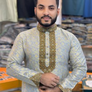 লাক্সারি কাতান পাঞ্জাবি [ LK-53 ]